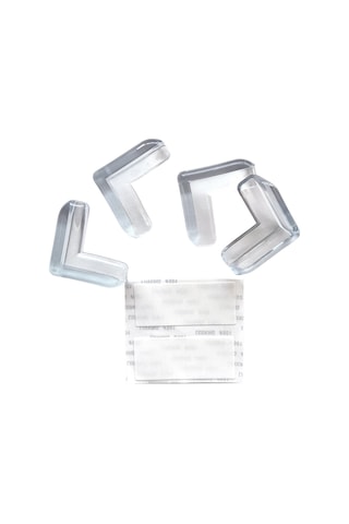 Moveevo Çocuklar İçin Şeffaf Masa Köşesi Koruyucu 4 Adet - Pvc Çarpma Engelleyici Sticker Şeffaf