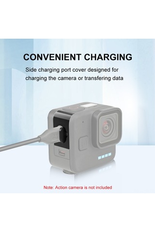 Ranyeek Gopro Hero 11 Black Mini Kamera İçin Metal Akü Kapak A Modeli Pu912b - Sadece Kapak Dahil