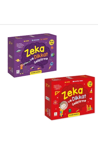 Zeka Ve Dikkat Geliştirme Setleri 7-10 Yaş 9-14 Yaş