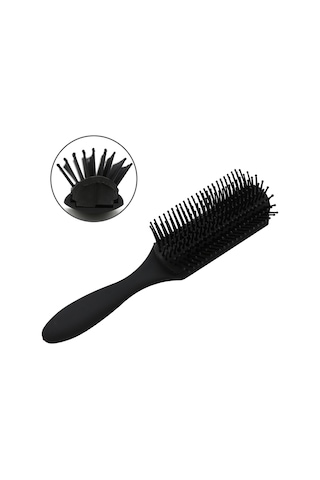 Qingmipy Erkekler İçin 9 Sıralı Anti-statik Masajlı Saç Tarak - Slickback Şekillendirme