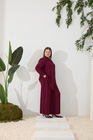 Aker Bordo Nakışlı Takım Bordo Bordo