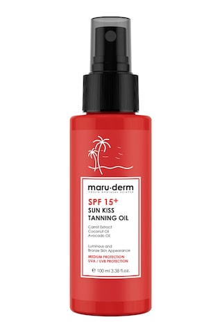Maruderm Spf 15+ Sun Kiss Tanning Oil Spf 15+ Bronzlaştırıcı Yağ 100 Ml