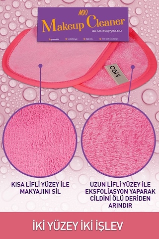 Makyaj ve Yüz Temizleme Mucize Puf Silici Sadece Su Ile Makyaj Temizleme Makeup Cleaner
