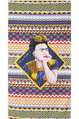 T.concept Fk Seri Çantalı Plaj Havlusu, Yumuşak Dokulu, 70x140 Cm Renkli