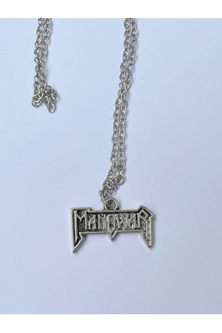 Paytak Moda Manowar Rock Metal Grup Zincir Kolye Pytkznkly189 Gümüş