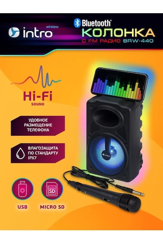 Intro Taşınabilir Bluetooth Kablosuz Hoparlör 176354900