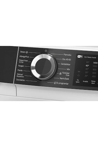 Bosch WGK244Z0TR 9 KG 1400 Devir Çamaşır Makinesi Beyaz