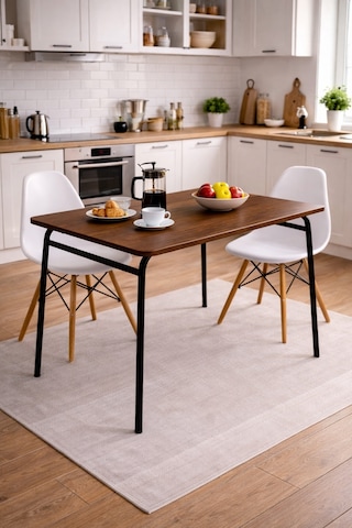 Arpelia Mutfak Masası 120x70x75 Cm Antrasit