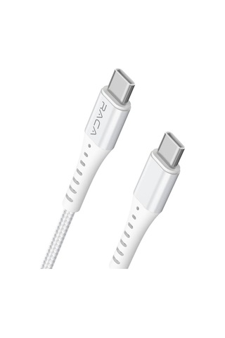 Raca Rc10b 60 Watt Type-c To Type-c Şarj Ve Data Kablosu 1 Metre - Beyaz