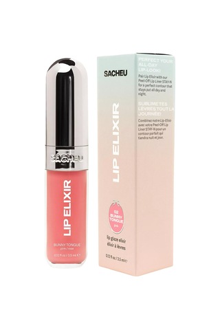 Sacheu Lip Elixir 3 Ü 1 Arada Renkli Dudak Parlatıcı 03 Bunny Tongue 3.5ml 03 Bunny Tongue