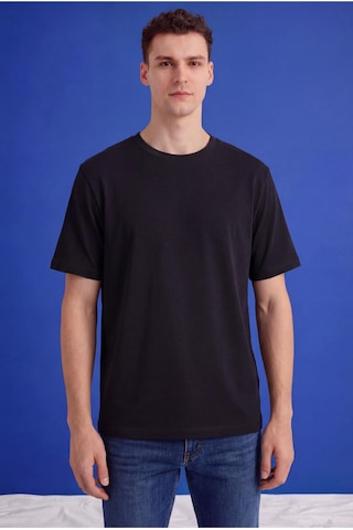 Freemen Erkek Oversize Tişört Nefes Alan Yumuşak Dokulu Terletmeyen Rahat Kalıp Basic-399 Siyah
