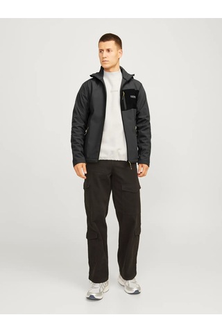 Jack&jones Jjtaylor Softshell Erkek Ceket 12259615 Gri