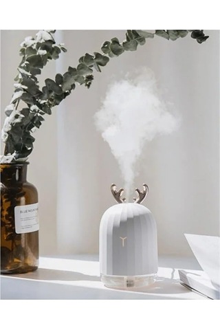 Sna Geyikli Led Işıklı Hava Nemlendirici Buhar Makinesi Air Diffuser lik Minimal, Sna-451