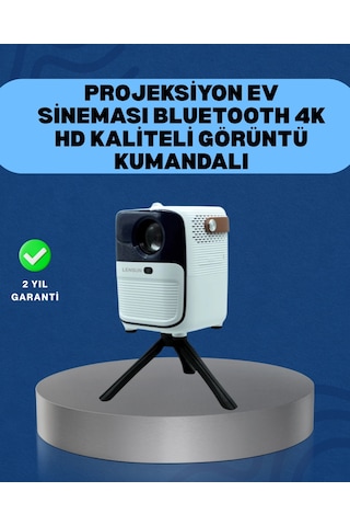 Ultra Hd Çözünürlüklü Taşınabilir Projektör - 1920x1080 Piksel Görüntü Kalitesi Kopya