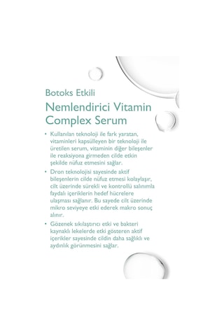 Baga Botoks Etkili Nemlendirici Vitamin Complex Serum