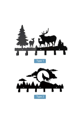 Novahub 6 Kancalı Duvar Askısı - Karbon Çelik - 10 Kg Yükseklik - Pratik Banyo Mutfak Askılık Diğer