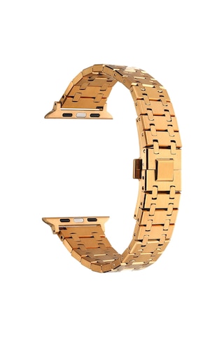 Watch 42mm Uyumlu Krd-83 Metal Zore Kordon-rose Gold