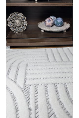 Elvey Home Krem Bohem İskandinav Sisal Pamuk Taban Yıkanabilir Özel Kesim Kaymaz Salon Mutfak Koridor Halısı Krem