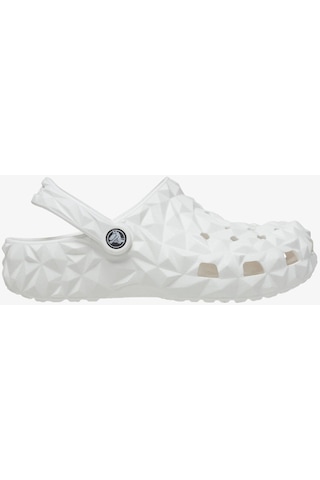 Crocs Classic Geometric Clog Unisex Beyaz Clog Terlik 209563-100 Beyaz
