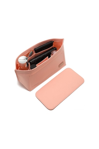 Moveevo Uzun Ömürlü Seyahat İç Çantası - Hafif Ve Taşınabilir, 26x13x15 Cm, Pembe Renk Gümüş