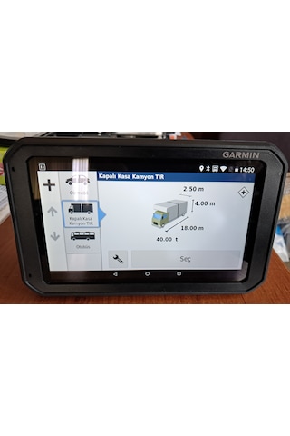 Garmin 7 Inc Tır Navigasyon Cihazı Wifi Kamera Canlı Trafik Avrupa