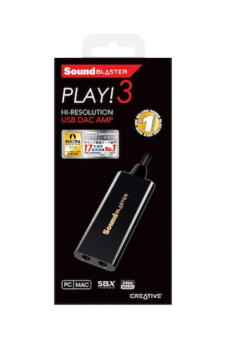 Creative Soundblaster Play! 3 24-BIT 96 KHZ USB Ses Kartı