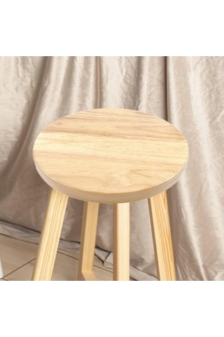 Flybuy Yuvarlak Yn Taburesi Suntek Renkli Rengi Koltuk Değiştirme Çok Bosphorusboutique Bar Ahşap Ahşap 29,5-cm-c Gh Çok Renkli