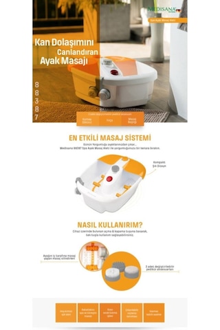 Medisana Pedikür Manikür Islak Kuru Masaj Aleti Diğer
