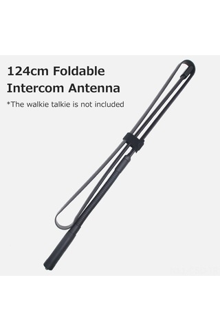 Samdoo 124cm Katlanabilir Sma-erkek Anten, Vhf/uhf Çift Bantlı, 5.0dbi Yüksek Kazanç, Çoklu Marka İçin Uyumlu Radyo Anteni