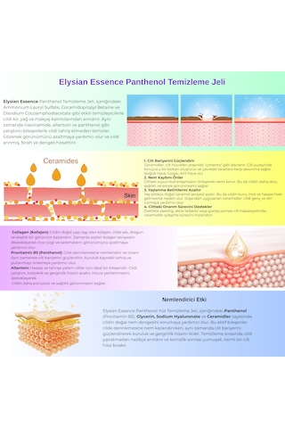 Elysian Essence Nemlendirici Yatıştırıcı Yüz Temizleme Jeli 3'lü