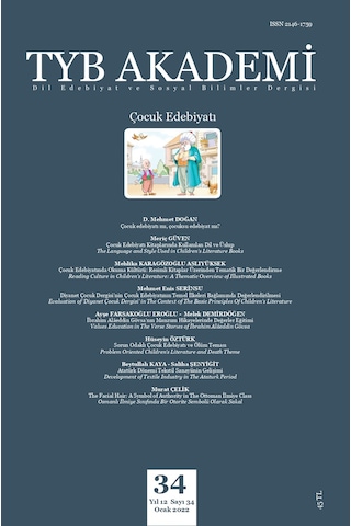 Tyb Akademi Dergisi 34. Sayı Çocuk Edebiyatı