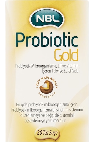 Nbl Probiotic Gold 20 Stick Toz Saşe