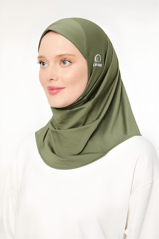 Melodi Scarf Kadın Tesettür Hijab Spor Bone Haki Haki