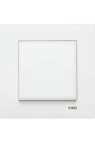 Viko Karre 12 Adet Tekli Anahtar - Çerçeveli Beyaz