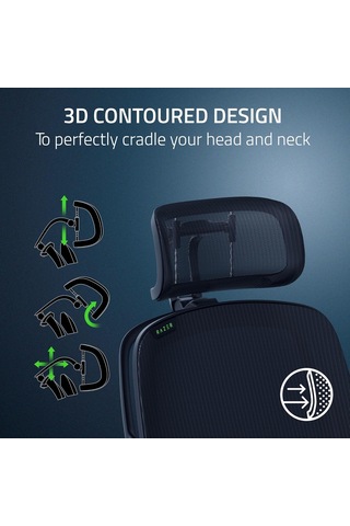 Razer Fujin Kafalık - Razer Fujin Için Çıkarılabilir Mesh Kafalık