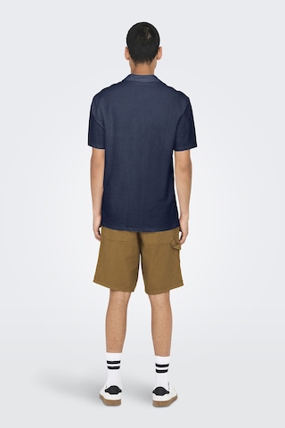 Only & Sons Erkek Polo Yaka T Shirt 22028694 Lacivert Lacivert