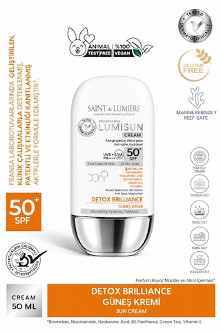 Lumısun Detox Brilliance Spf 50+, 50 Ml Güneş Kremi