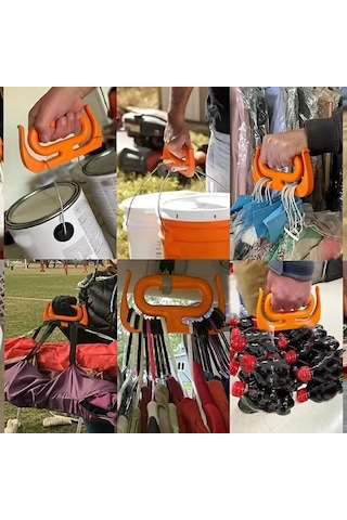 1 Adet Çok Amaçlı Market Pazar Poşet Taşıma Aparatı Poşet Tutucu Taşıma Kiti Çok Renkli