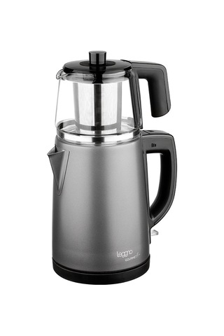 Leggno Gourmet Pro LE-GRM102GTMGY Cam Demlikli Çay Makinesi
