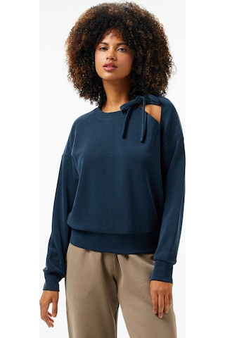 Boss Kadın Modal Karışımlı Mavi Sweatshirt50531833