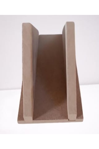 1448bng90260hobi Adn Dekoratif Peçetelik Üçgen Ahşap Mdf Ham Cnc Kesim Model El Yapım