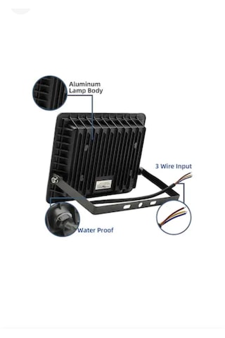 100watt 6500k Ip66 150 Işık 220 Volt Siyah Slim Led Projektör