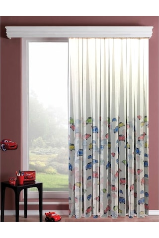 Evdepo Home Arabalı Tül Perde