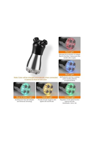 Radyo Frekansı Yüz Led Foton Mezoterapi Mikro Akım Cilt Gençleştirme Yüz Kaldırma Anti Masajı Cihazı Ev Kullanımı Güzellik Cihazları Bg6q1y Siyah