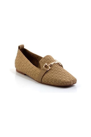 Bambi Taba Kadın Loafer Ayakkabı K01327020182 Taba
