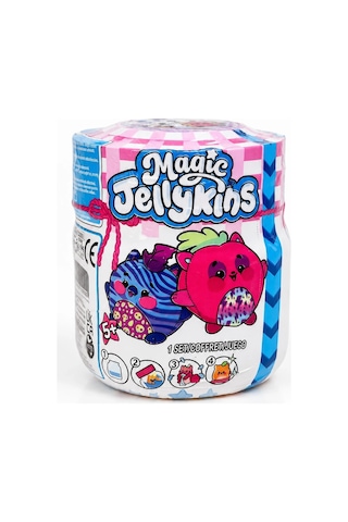 Magic Jellykins Sihirli Dönüşüm Kavanozu Su İle Sürpriz Peluş Oyuncak, Çalkala Ve Keşfet