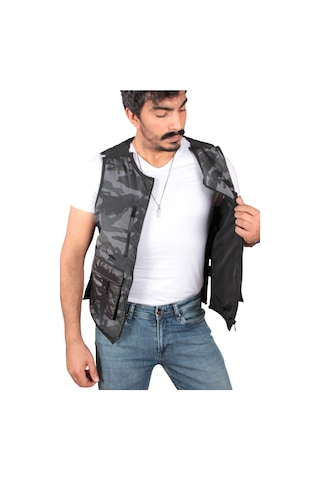 Tom Free Store Erkek Kamuflaj Spor Yelek