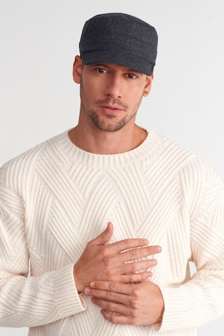 Erkek Yün Heritage Castro Şapka - Füme
