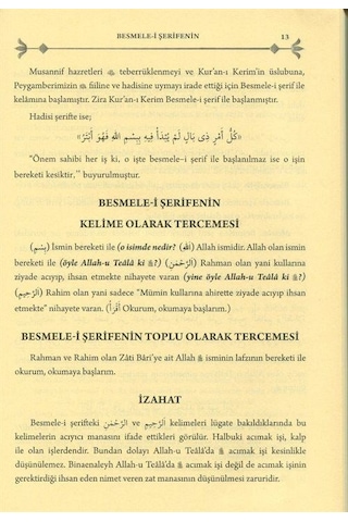 Talim Müteallim Kelime Kırık Manalı Türkçe Arapça Ciltli
