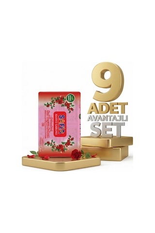 Safia Gül Banyo Sabunu 9x600 Gr